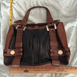 Michael Kors black & brown Leather handbag.